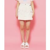 【130cmあり】リボンディテールカーゴスカート | PINK-latte | 詳細画像13