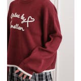 コード風ステッチニットプルオーバー | PINK-latte | 詳細画像5 