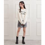 コード風ステッチニットプルオーバー | PINK-latte | 詳細画像9 