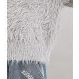 ウォッシャブルロゴシャギーニットカーディガン | PINK-latte | 詳細画像6