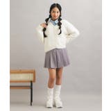 ウォッシャブルロゴシャギーニットカーディガン | PINK-latte | 詳細画像10