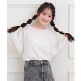 オフホワイト(003) | リンガープリントロンT | PINK-latte