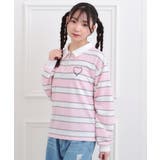 衿付きビッグラガーシャツ | PINK-latte | 詳細画像7 