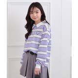 衿付きビッグラガーシャツ | PINK-latte | 詳細画像11 