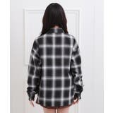 ルーズチェックシャツ+ロンT | PINK-latte | 詳細画像4