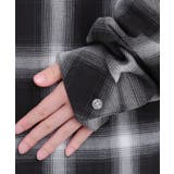 ルーズチェックシャツ+ロンT | PINK-latte | 詳細画像8