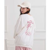 アイボリー(004) | クマちゃんミニ裏トレーナー | PINK-latte