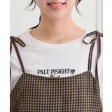 ギンガムキャミワンピ＋ロンTセット | PINK-latte | 詳細画像5 