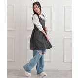 ギンガムキャミワンピ＋ロンTセット | PINK-latte | 詳細画像17 