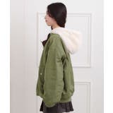 リバーシブルフェイクファーブルゾン | PINK-latte | 詳細画像2