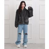 耳付きフェイクファーブルゾン | PINK-latte | 詳細画像16