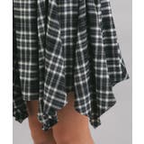 チェック変形ヘムスカート | PINK-latte | 詳細画像5