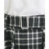 チェック変形ヘムスカート | PINK-latte | 詳細画像6