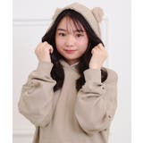 くま耳チュニックパーカー | PINK-latte | 詳細画像17