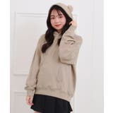 くま耳チュニックパーカー | PINK-latte | 詳細画像18