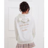 アイボリー(004) | くま耳チュニックパーカー | PINK-latte