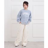 ピーチ起毛リボン付カーゴパンツ | PINK-latte | 詳細画像11 