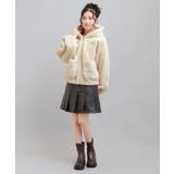 耳付きフェイクファーブルゾン | PINK-latte | 詳細画像11