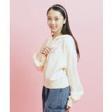 クロップドリボン刺繍パーカ | PINK-latte | 詳細画像8