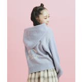 クロップドリボン刺繍パーカ | PINK-latte | 詳細画像11