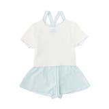 リブT付ギンガムチェックワンピース | PINK-latte | 詳細画像3 