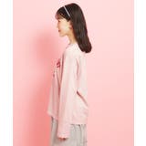 カレッジフラワーロンT | PINK-latte | 詳細画像2