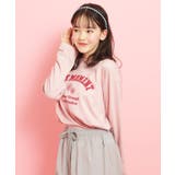 ピンク(071) | カレッジフラワーロンT | PINK-latte
