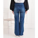 セミフレアデニムパンツ | PINK-latte | 詳細画像3