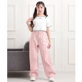 センターフリンジデニムパンツ | PINK-latte | 詳細画像10