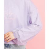 ミニ裏毛 チュールスウェット | PINK-latte | 詳細画像5