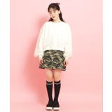 ミニ裏毛 チュールスウェット | PINK-latte | 詳細画像9