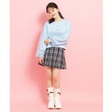 ミニ裏毛 チュールスウェット | PINK-latte | 詳細画像17