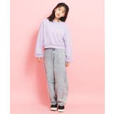 ミニ裏毛 チュールスウェット | PINK-latte | 詳細画像21