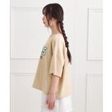 ミニ裏デザインアップリケTシャツ | PINK-latte | 詳細画像2