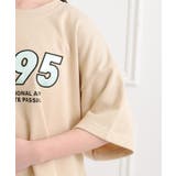 ミニ裏デザインアップリケTシャツ | PINK-latte | 詳細画像5