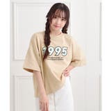 ミニ裏デザインアップリケTシャツ | PINK-latte | 詳細画像24