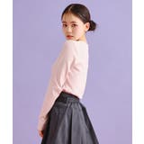 シンプルテレコ長袖プルオーバー | PINK-latte | 詳細画像15