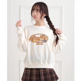 ミニ裏かすれプリントプルオーバー | PINK-latte | 詳細画像7