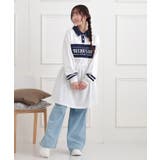 ミニ裏エリ付きドロストワンピース | PINK-latte | 詳細画像10 