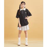 ハーフジップ衿付きTシャツ | PINK-latte | 詳細画像12