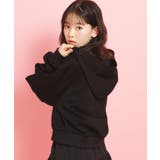 ブラック(019) | フード付きジップパーカ | PINK-latte