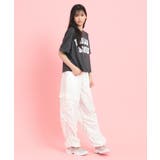 サテンアップリケカレッジTシャツ | PINK-latte | 詳細画像13 