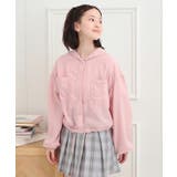 ピンク(071) | ショート丈ブルゾン | PINK-latte