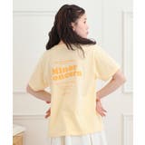 イエロー(031) | バックプリントTシャツ | PINK-latte