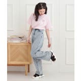 ワンポイント刺繍Tシャツ | PINK-latte | 詳細画像17 