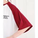 ワッペン風チュニックTシャツ | PINK-latte | 詳細画像6 