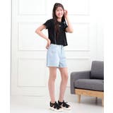 らくがき刺繍フリンジショートパンツ | PINK-latte | 詳細画像18 