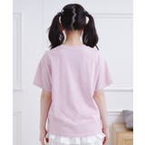 接触冷感 カレッジロゴTシャツ | PINK-latte | 詳細画像3 