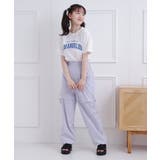 接触冷感 カレッジロゴTシャツ | PINK-latte | 詳細画像8 
