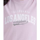 接触冷感 カレッジロゴTシャツ | PINK-latte | 詳細画像18 